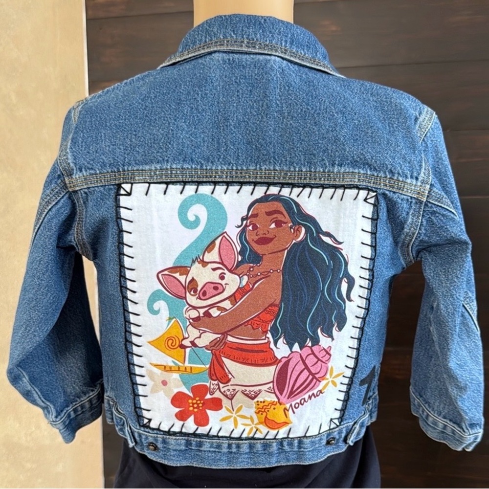 Moana Kid's Denim Jacket Size 4T